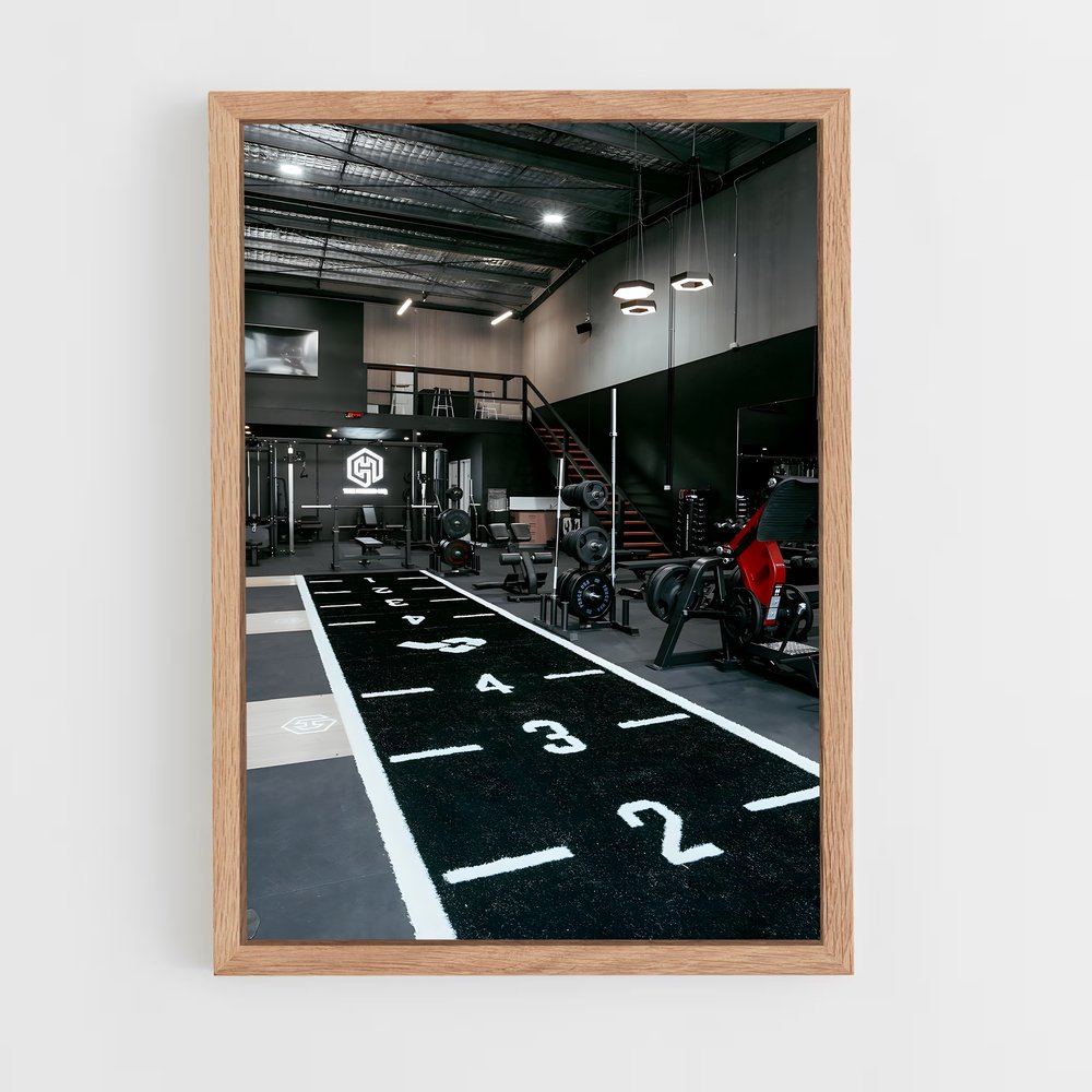 Poster L'Arène Noire – affiche Compétitions de gymnastique (vue 4)